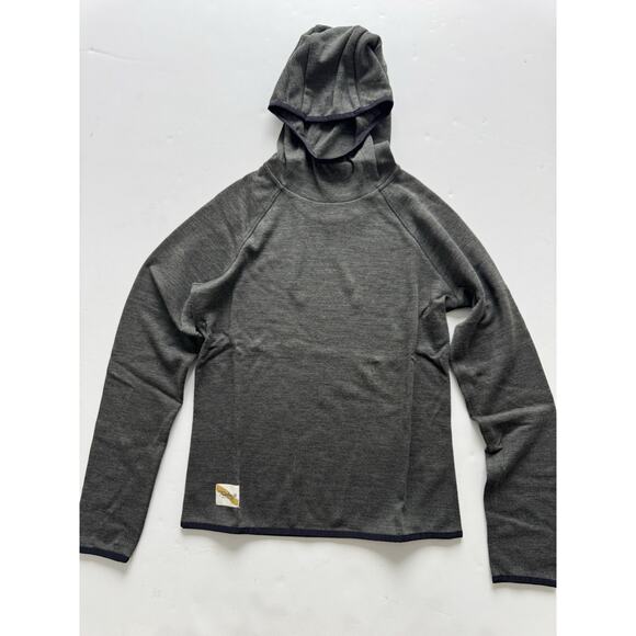 TRACKSMITH NDO Downeaster Hoodie Merino wool mid-layer winter running. XS - Picture 1 of 6